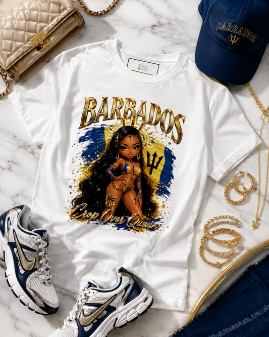 Crop Over Queen - Barbados Statement Tee