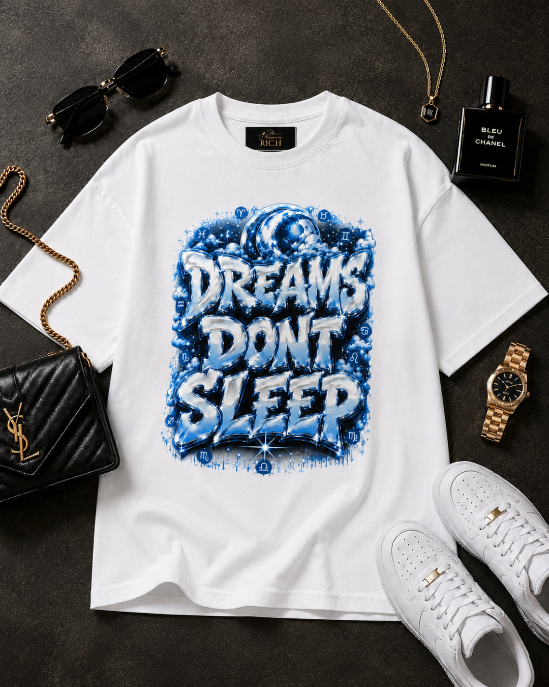 Dreams Don't Sleep Statement Tee - Dream Edition