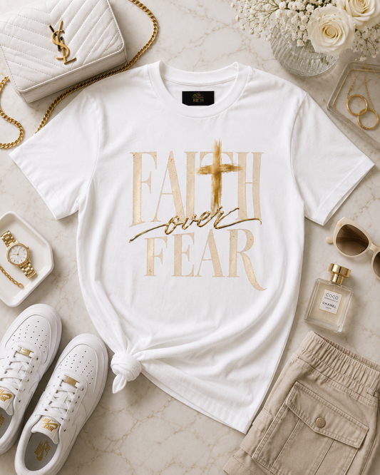 Faith Over Fear Statement Tee