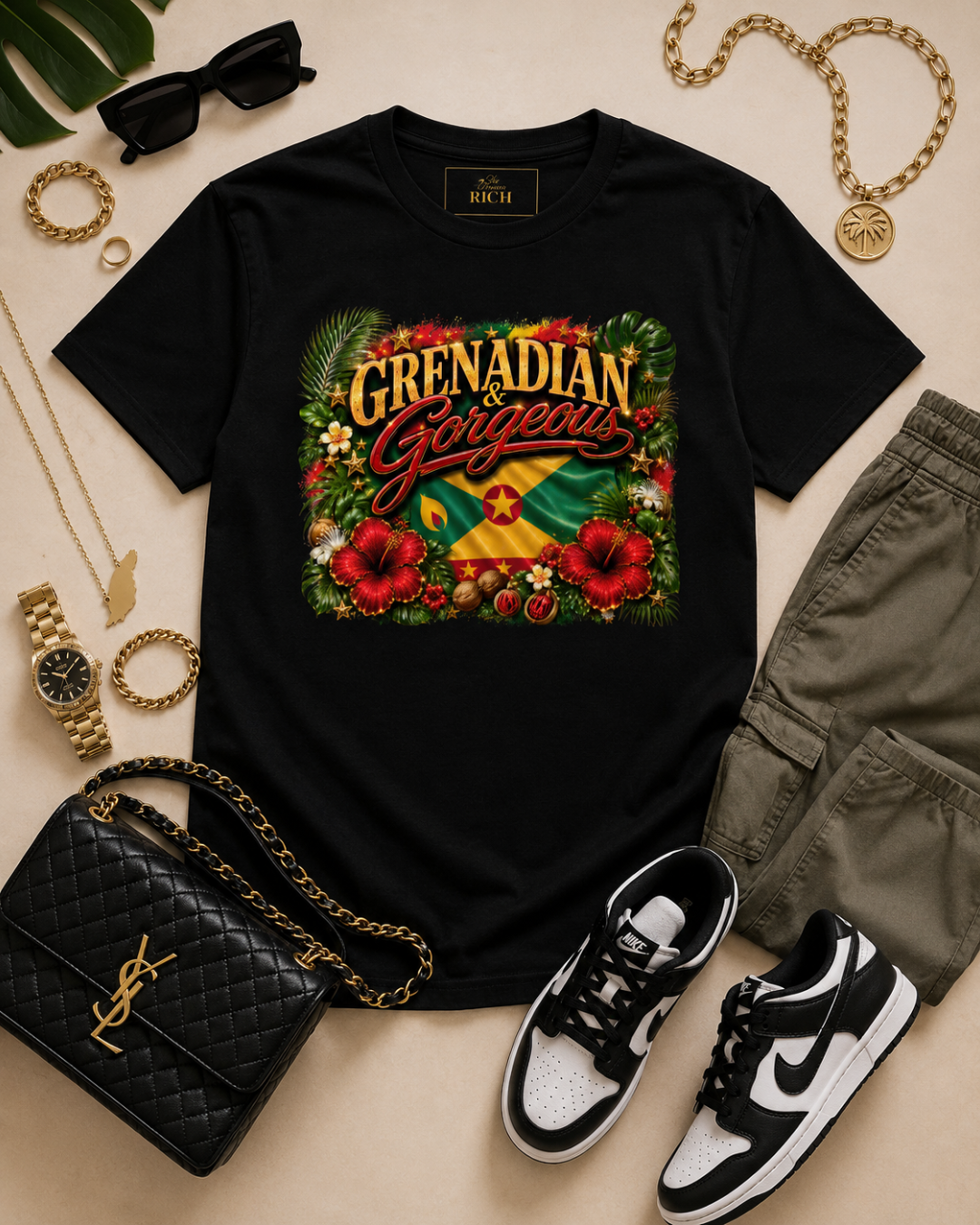 Grenadian & Gorgeous Statement Tee