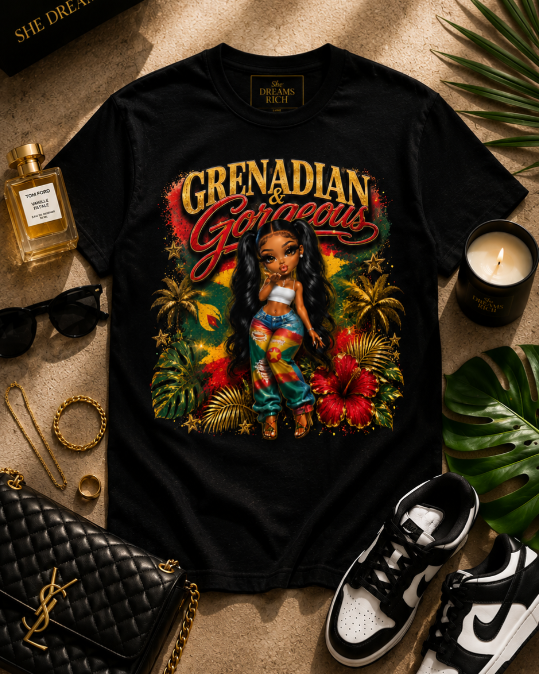 Grenadian & Gorgeous It Girl Tee