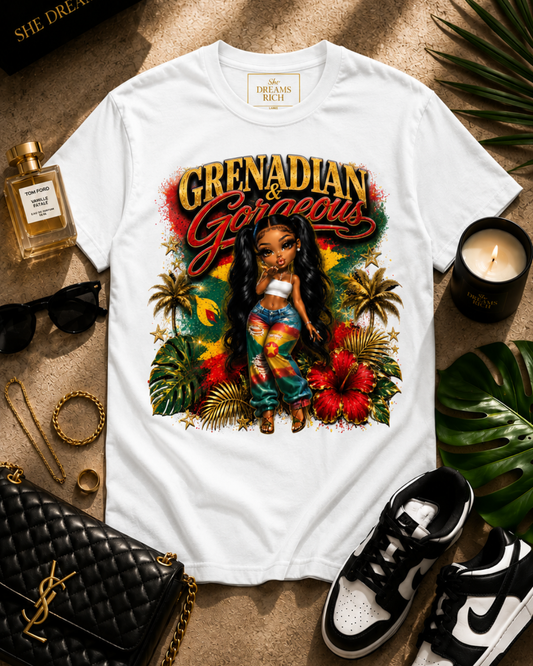 Grenadian & Gorgeous It Girl Tee