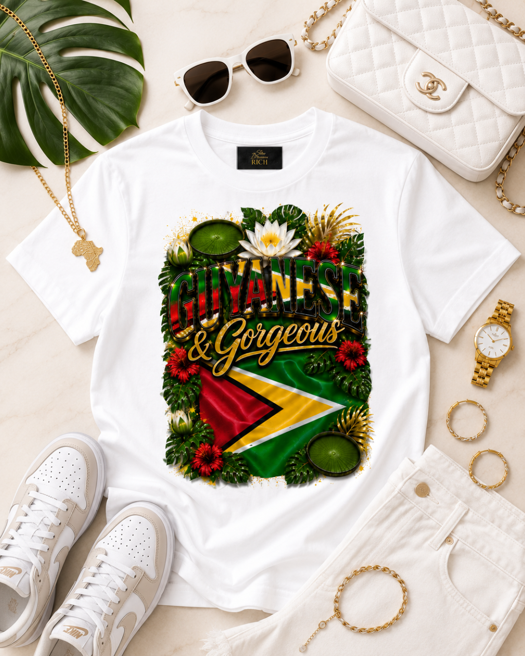 Guyanese & Gorgeous Statement Tee
