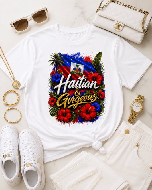 Haitian & Gorgeous Statement Tee