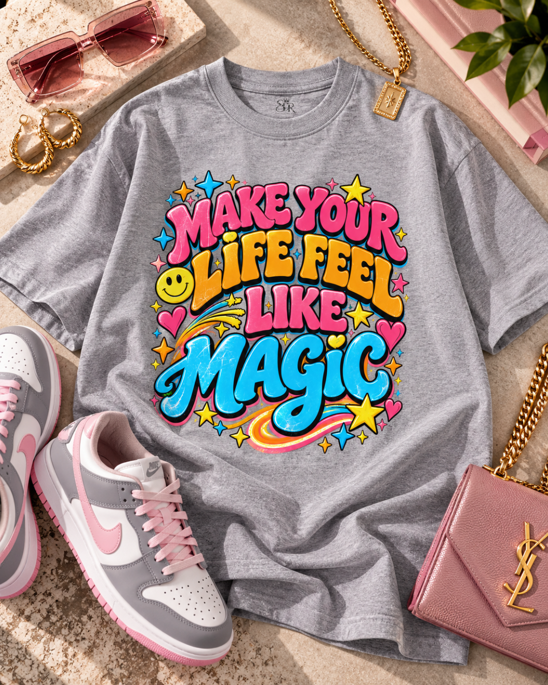 Magical Life Heavyweight Graphic Tee - Dream Pop