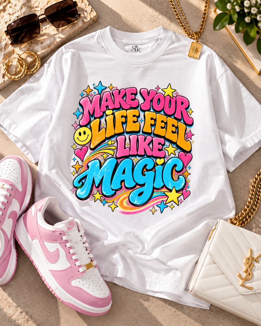 Magical Life Heavyweight Graphic Tee - Dream Pop
