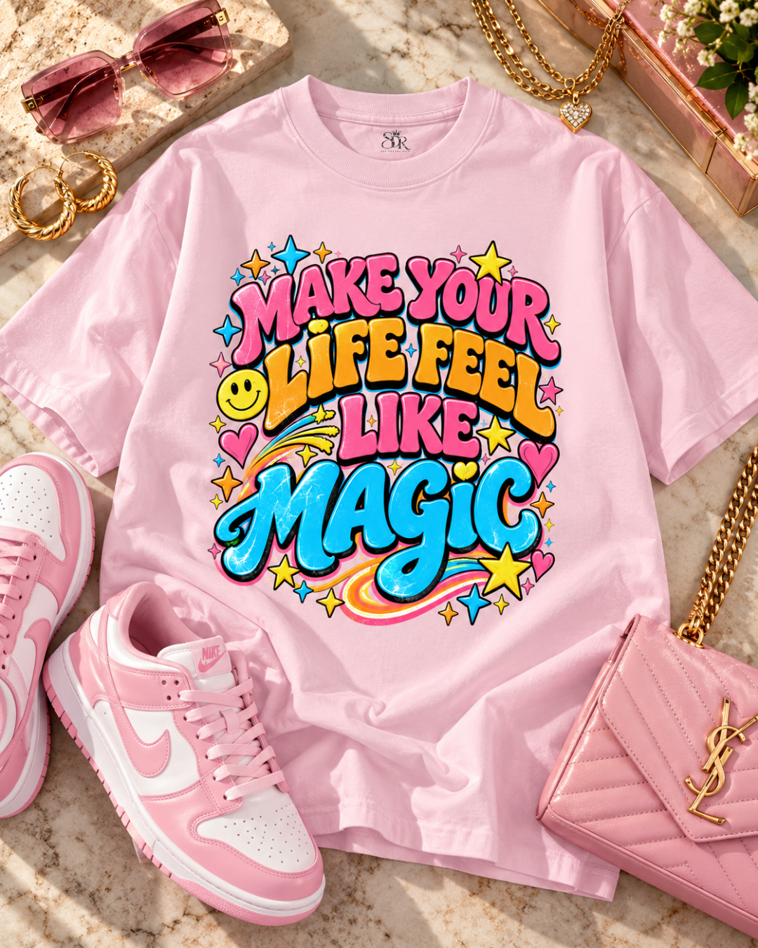 Magical Life Heavyweight Graphic Tee - Dream Pop