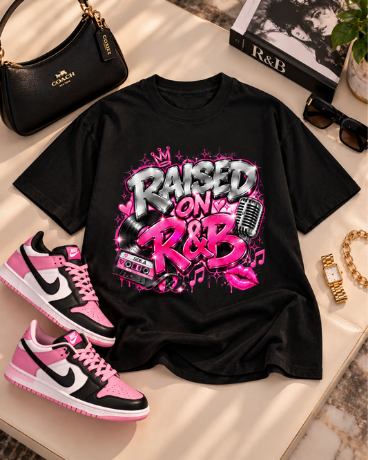 Raised On R&B Heavyweight Graphic Tee